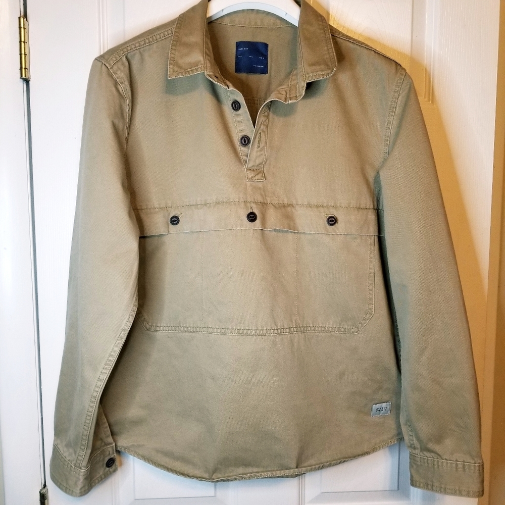 Zara Cotton Canvas Pullover